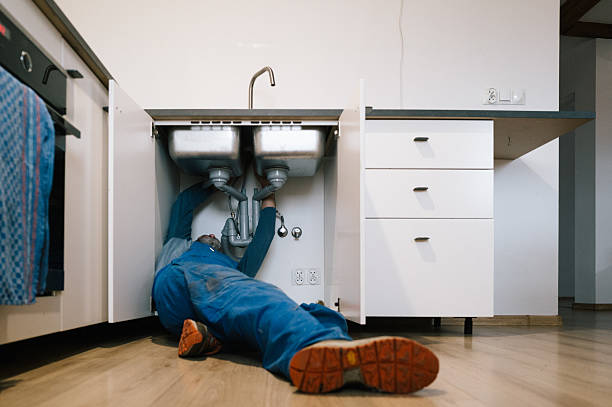 Professional Plumbing technician working in Evans, CO